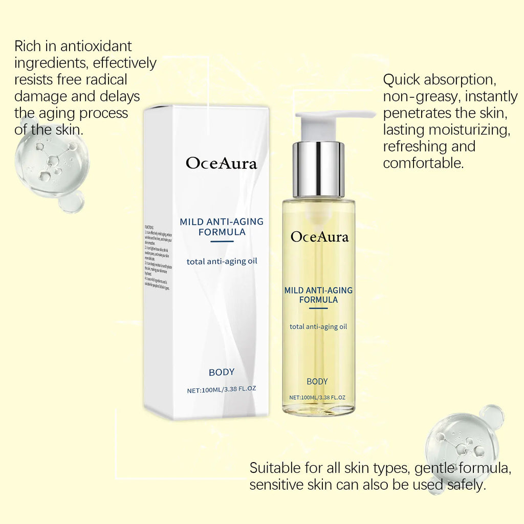 Body Skin Care Oil Mild Nourishing Prevent Aging Remove Wrinkles Improve Smoothness Pore Shrink Hydrating Body Oil