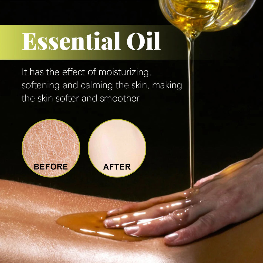 1set Aromatherapy Plant Essential Oil Set Massage Body Smooth Skin Relaxing Mood Relieve Fatigue Moisturizing Body Oil