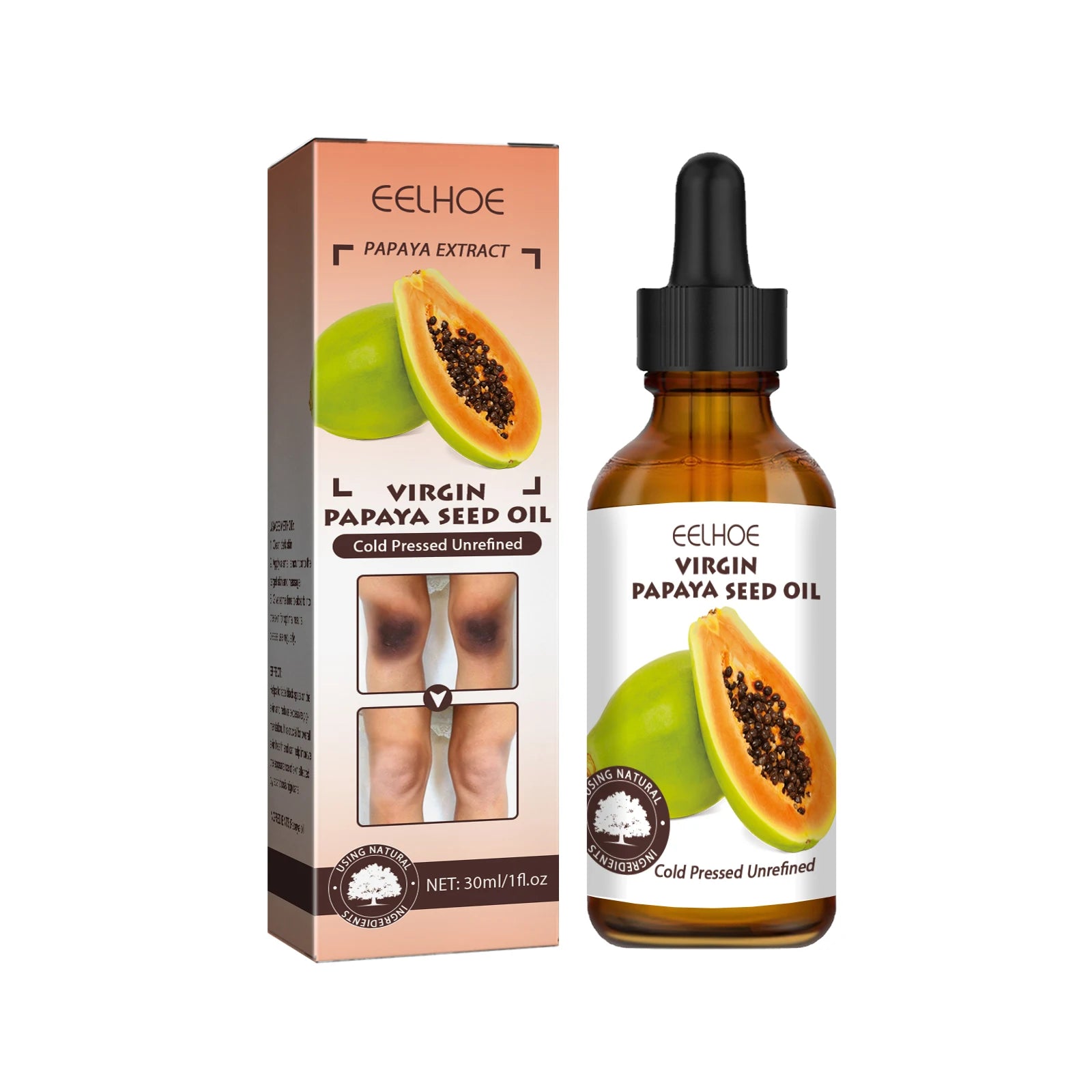 Papaya Skin Essence Oil Enhance Skin Elasticity Brightening Skin Tone Nourishing Reduce Dryness Improve Dullness Skin Oil
