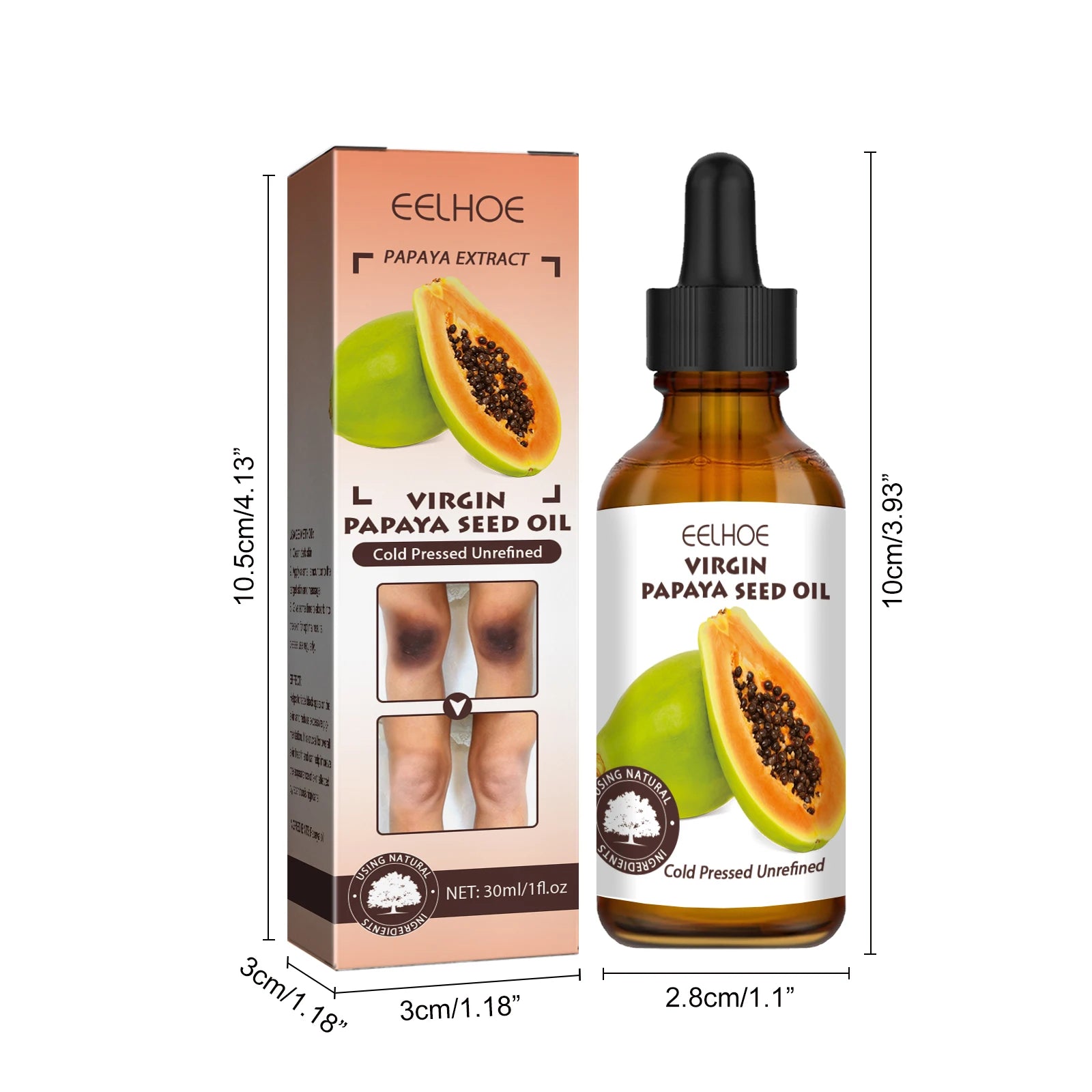 Papaya Skin Essence Oil Enhance Skin Elasticity Brightening Skin Tone Nourishing Reduce Dryness Improve Dullness Skin Oil