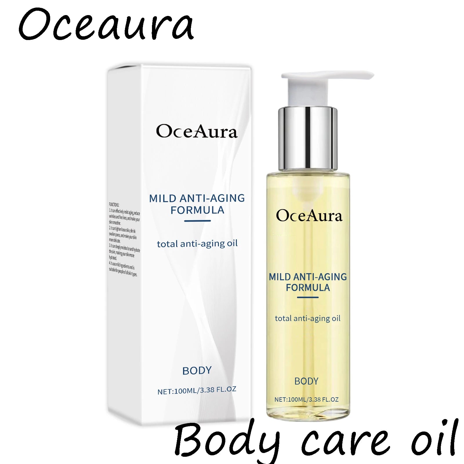 Body Skin Care Oil Mild Nourishing Prevent Aging Remove Wrinkles Improve Smoothness Pore Shrink Hydrating Body Oil