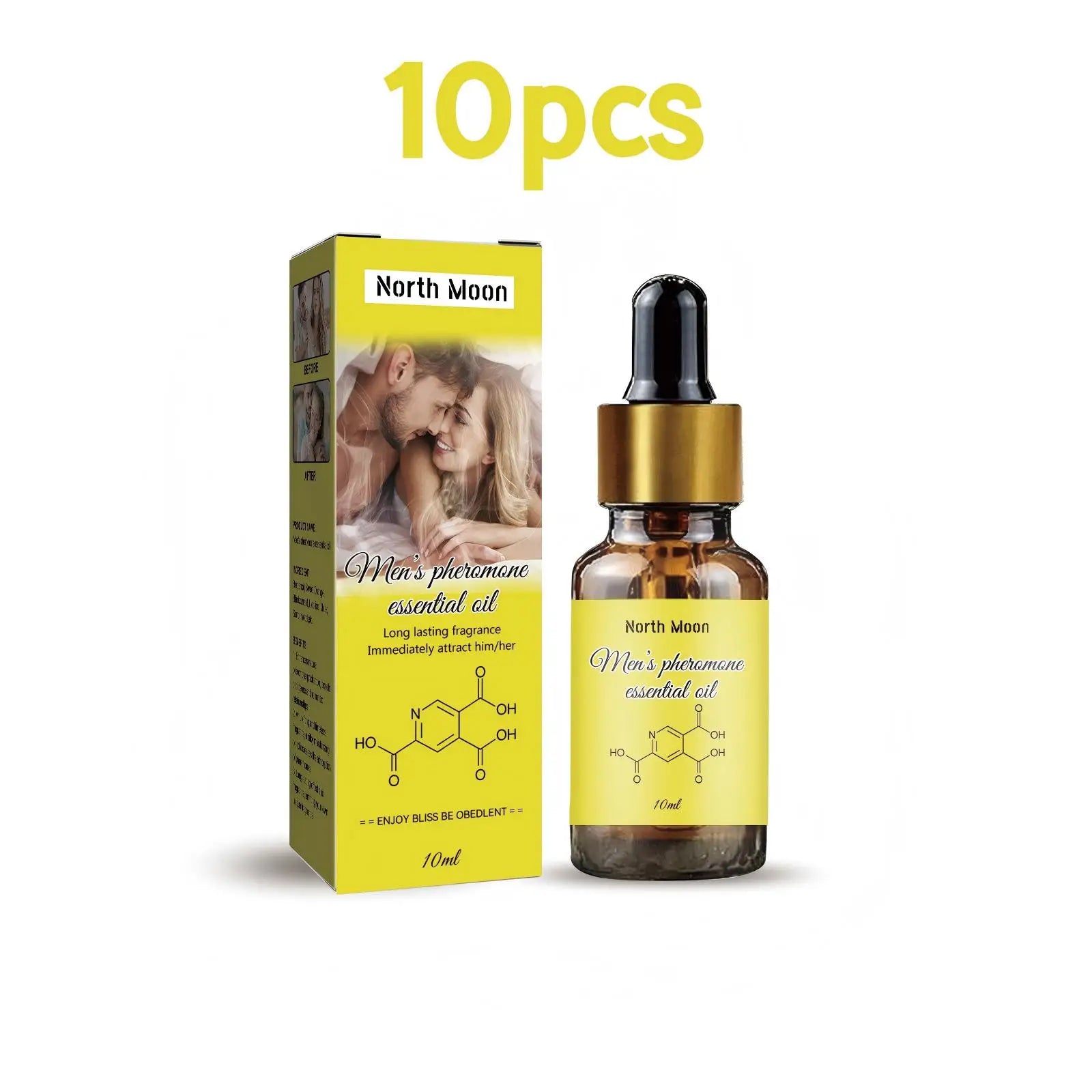 10ml Pheromone Essential Oil Perfume Lasting Natural Refresh Body For Man To Attract Women Dating Flirt Essential Oil