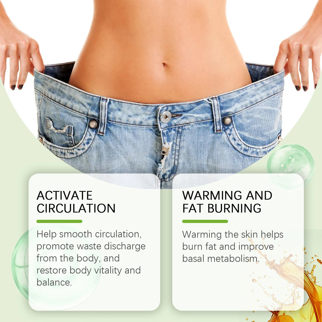 20ml Lymphatic Drainage Oil Firming Skin Weight Loss Shaping Body Curve Detox Relieve Muscle Tension Slimming Body Oil