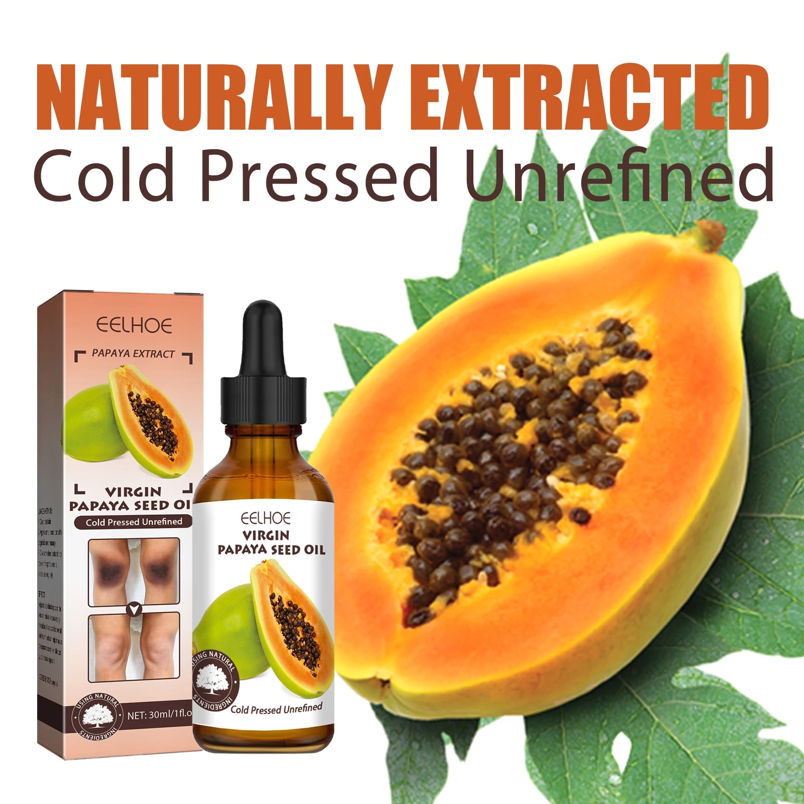Papaya Skin Essence Oil Enhance Skin Elasticity Brightening Skin Tone Nourishing Reduce Dryness Improve Dullness Skin Oil