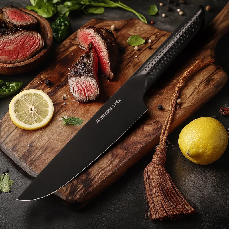 Chef Knife, 8 Inch Pro Kitchen Knife , High Carbon German Stainless Steel Chef's Knives with Ergonomic Handle