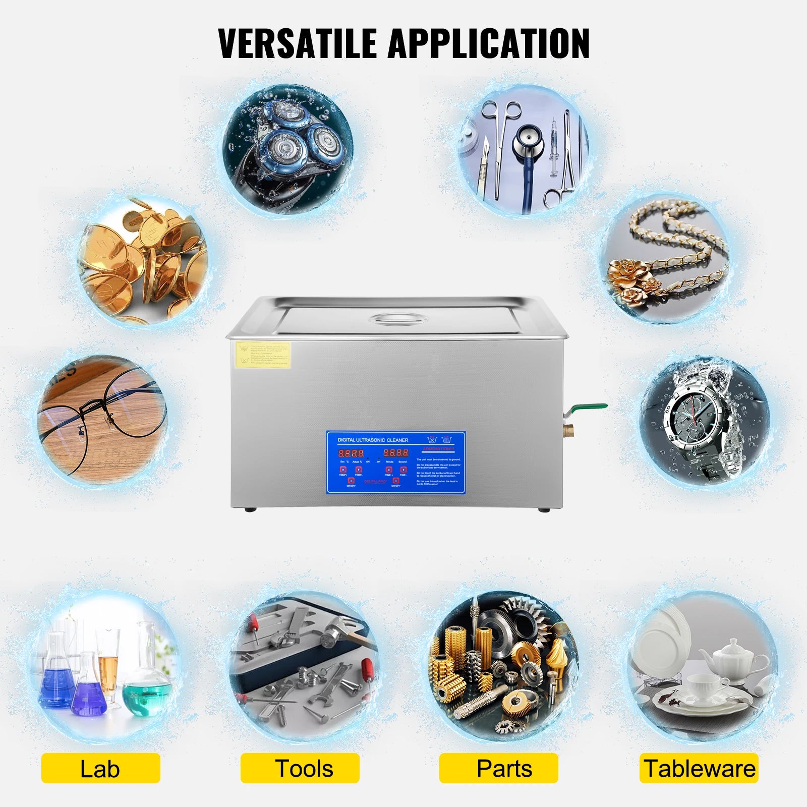 Ultrasonic Cleaner Lave-Dishes Portable Washing Machine Ultrasound Home Clean Appliances