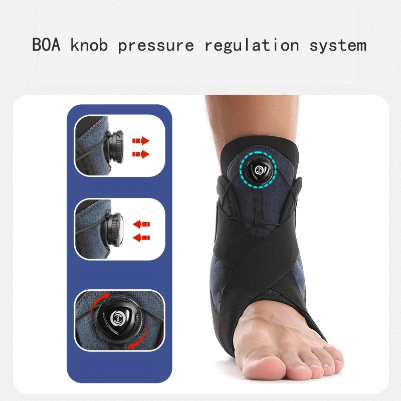 Ankle Brace for Sprained Ankle Support with Side Stabilizers for Men Women Ankle Splint Stabilizer Recovery Tendonitis