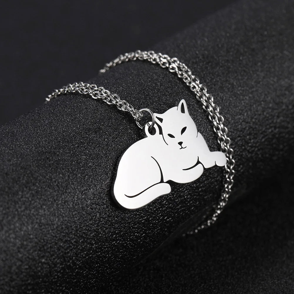 Women Fashion Jewelry Stainless Steel Claw Heart Roman Number Necklace For Birthday Day Gifts,Party Gifts