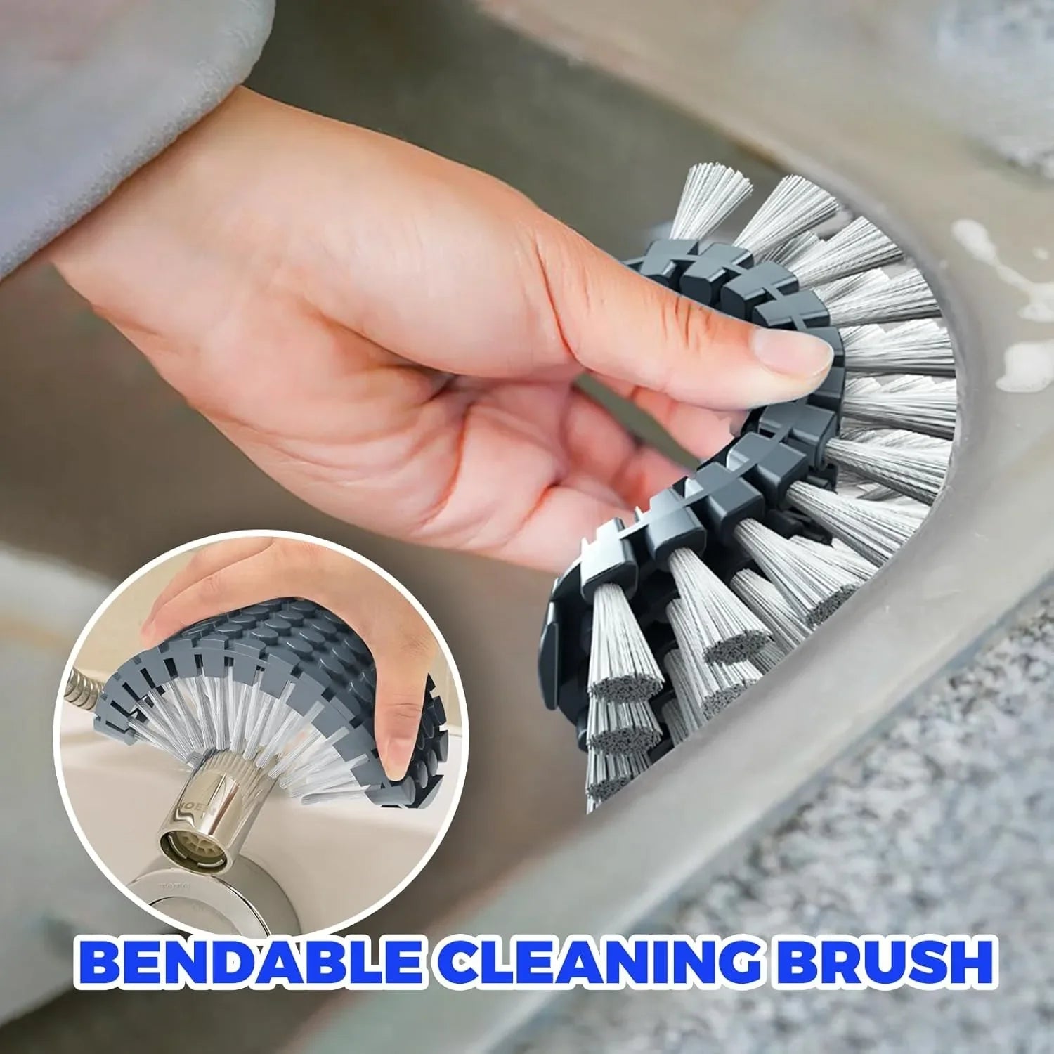 5Pack Kitchen Cleaning Brush, Green