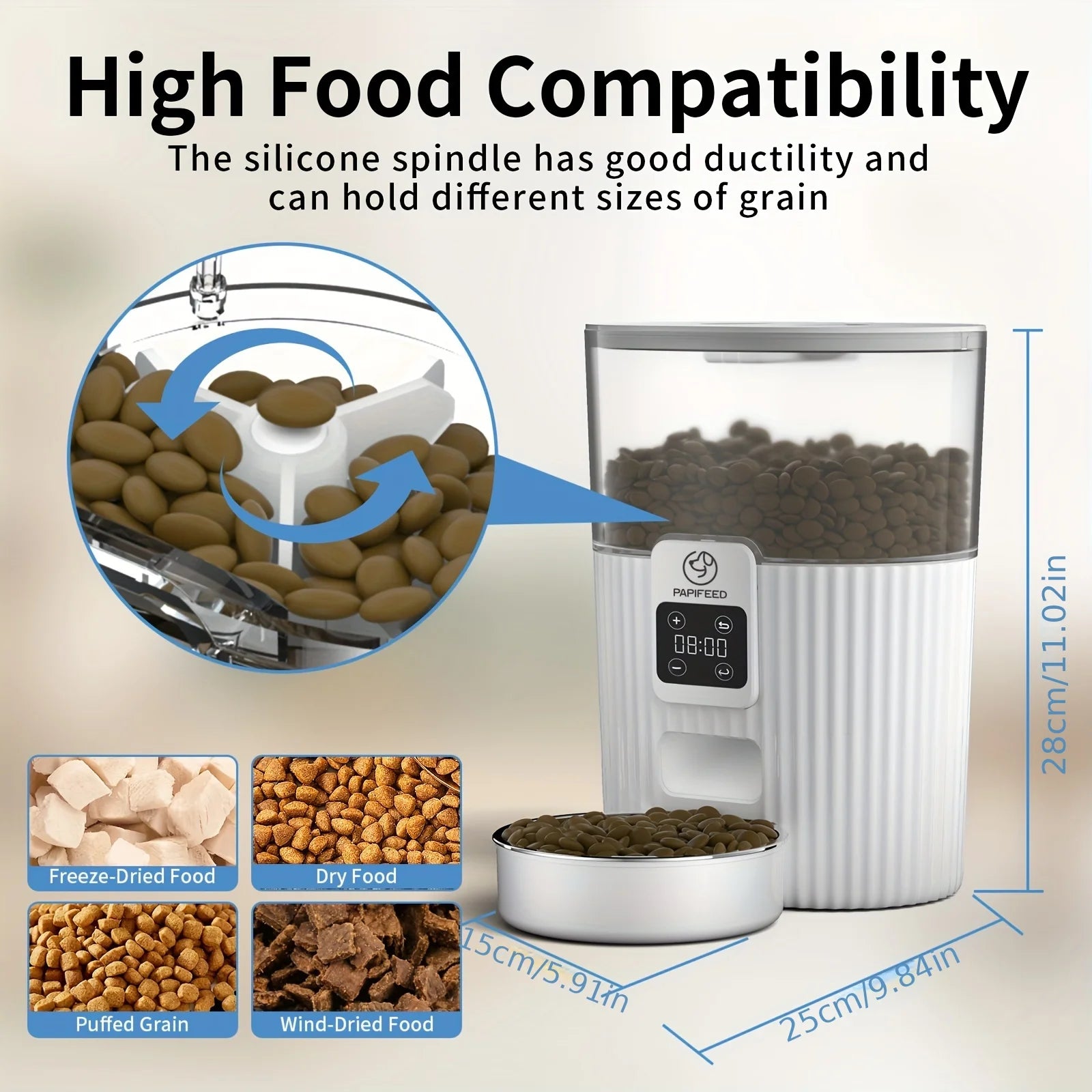 Automatic feeder dog fixed feeding machine cat food dog food wifi remote food dispenser