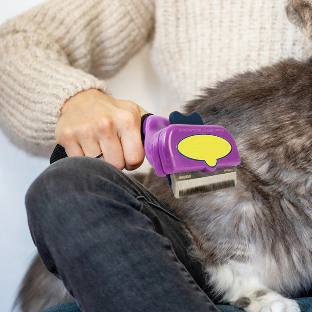 Dog Brush Grooming Accessories Pet Hair Knotting Remover Large Dogs Cat Short Long Hair Anti Lice Combs Cat Hair Care Supplies