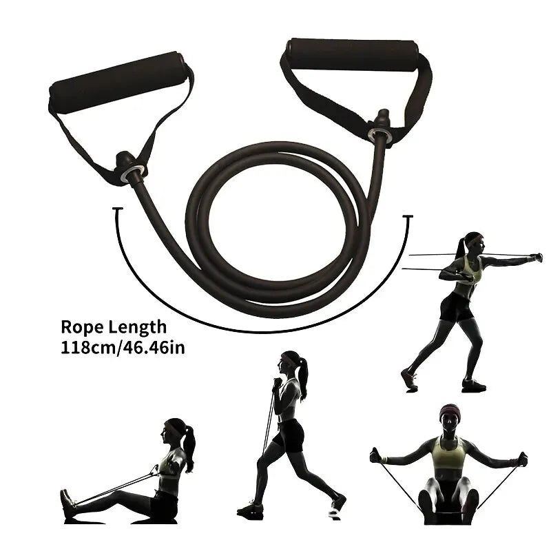 Resistance Bands With Handles, Workout Bands With Handles For Men Women, Strength Training At Home