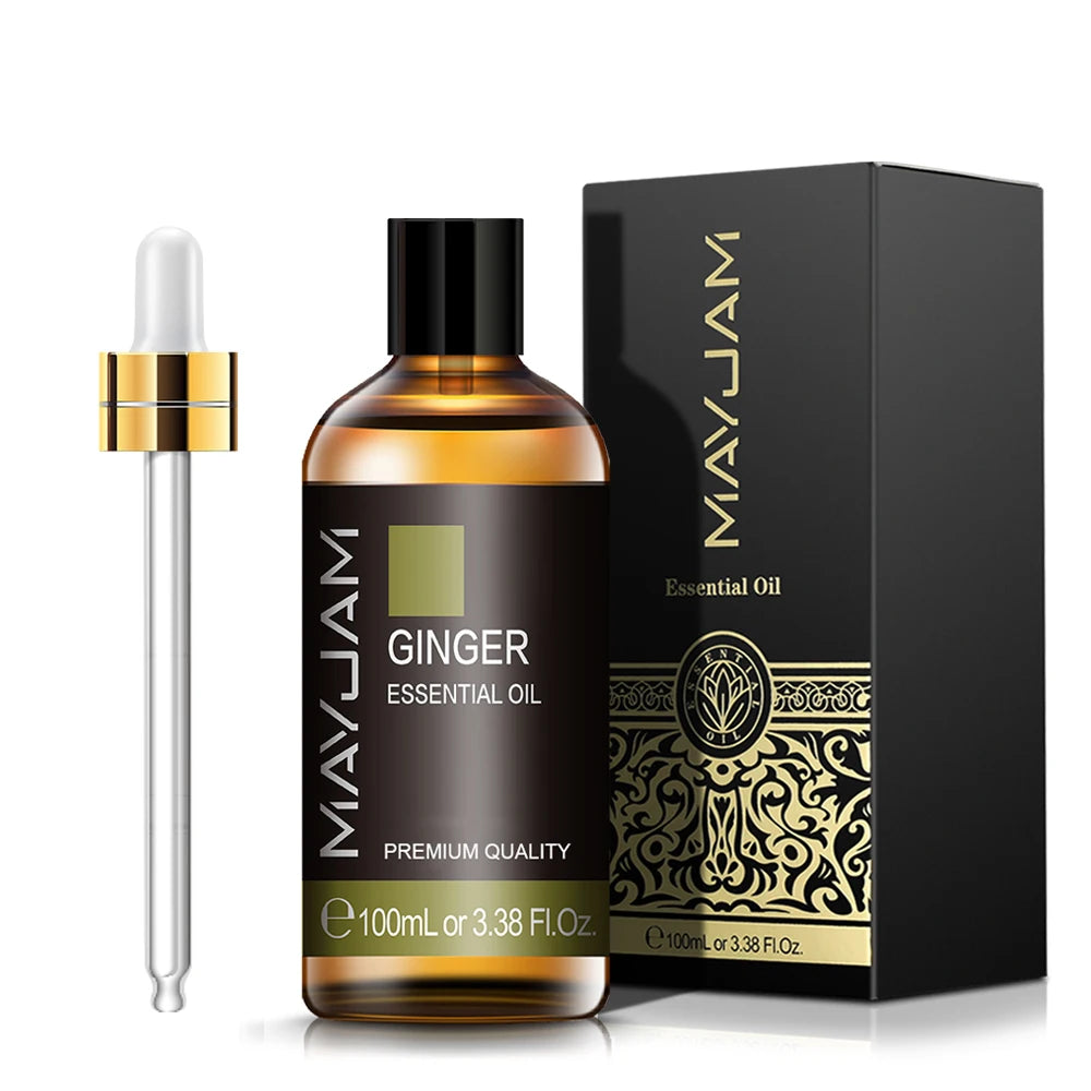 100ml Pure Natural Jasmine Tea Tree Sandalwood Essential Oils Diffuser Plant Lavender Vanilla Rosemary Eucalyptus Essential Oil