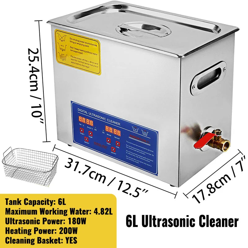 Ultrasonic Cleaner Lave-Dishes Portable Washing Machine Ultrasound Home Clean Appliances