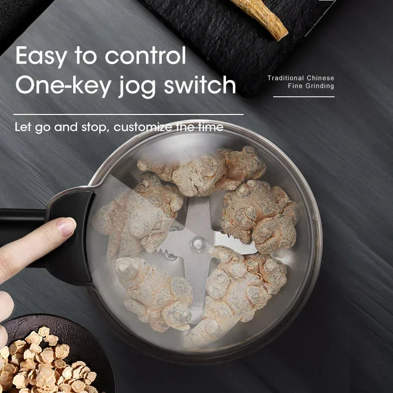 Electric Multifunctional Coffee Grinder Kitchen Cereal Nuts Beans Spices Grains Grinder Machine For Home Coffee Grinder