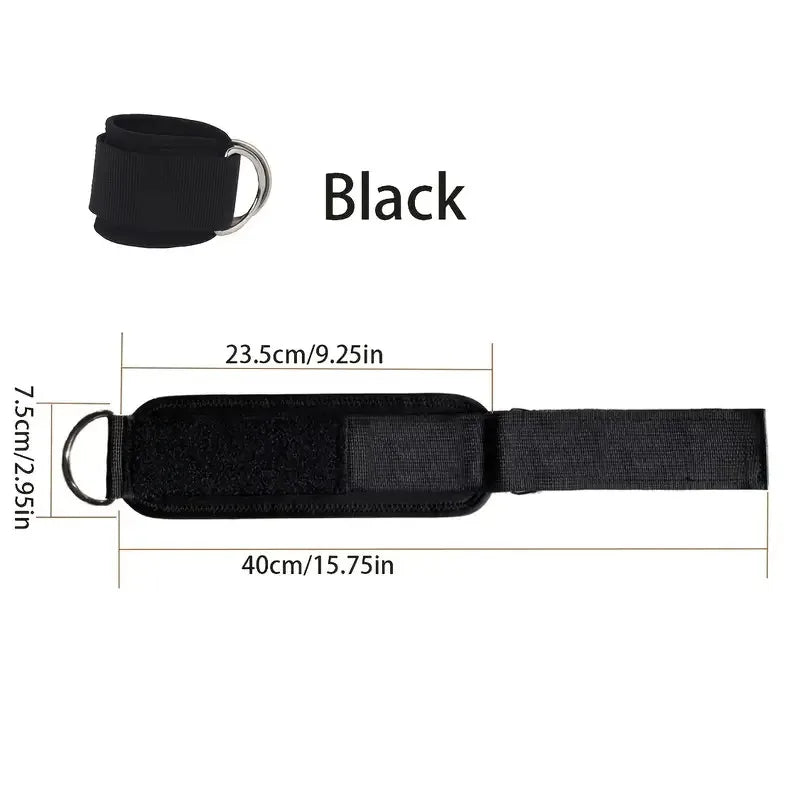 Adjustable Ankle Cuffs - Leg Workout Straps for Glute & Thigh Training, Cable Machine Exercise Accessories ankle weights ankle
