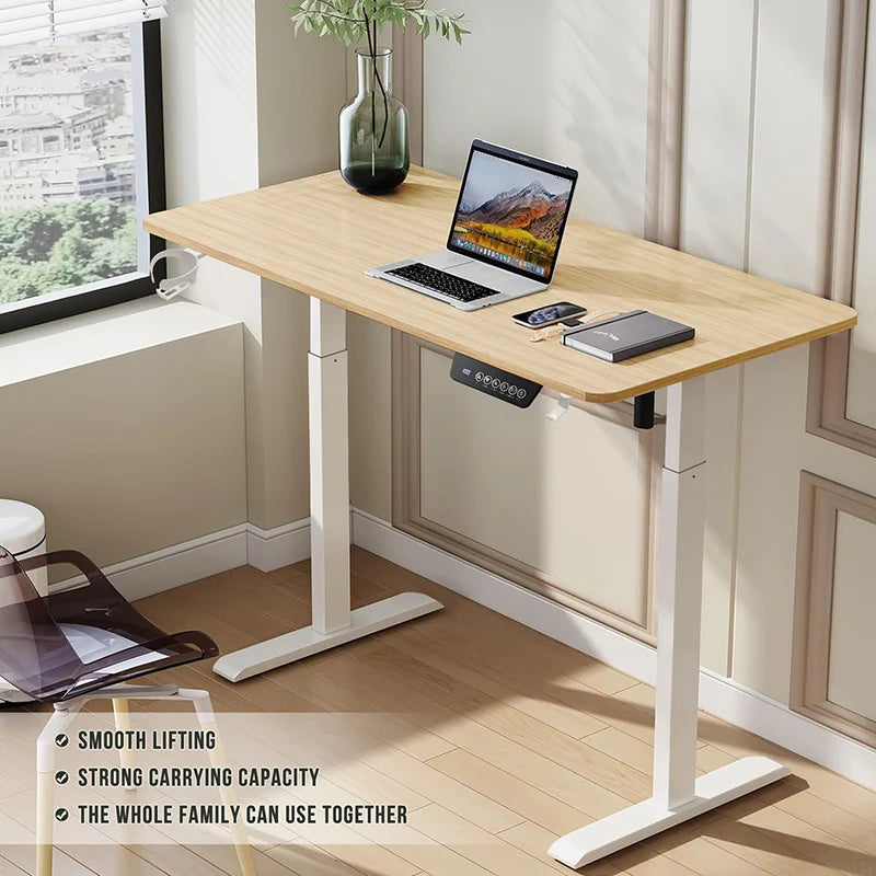 Adjustable Desk  Electric  Computer Table Modern Lift Motorized Gaming Desktop Home Office Desks