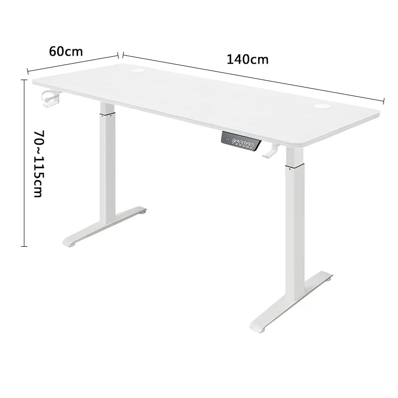 Adjustable Desk  Electric  Computer Table Modern Lift Motorized Gaming Desktop Home Office Desks