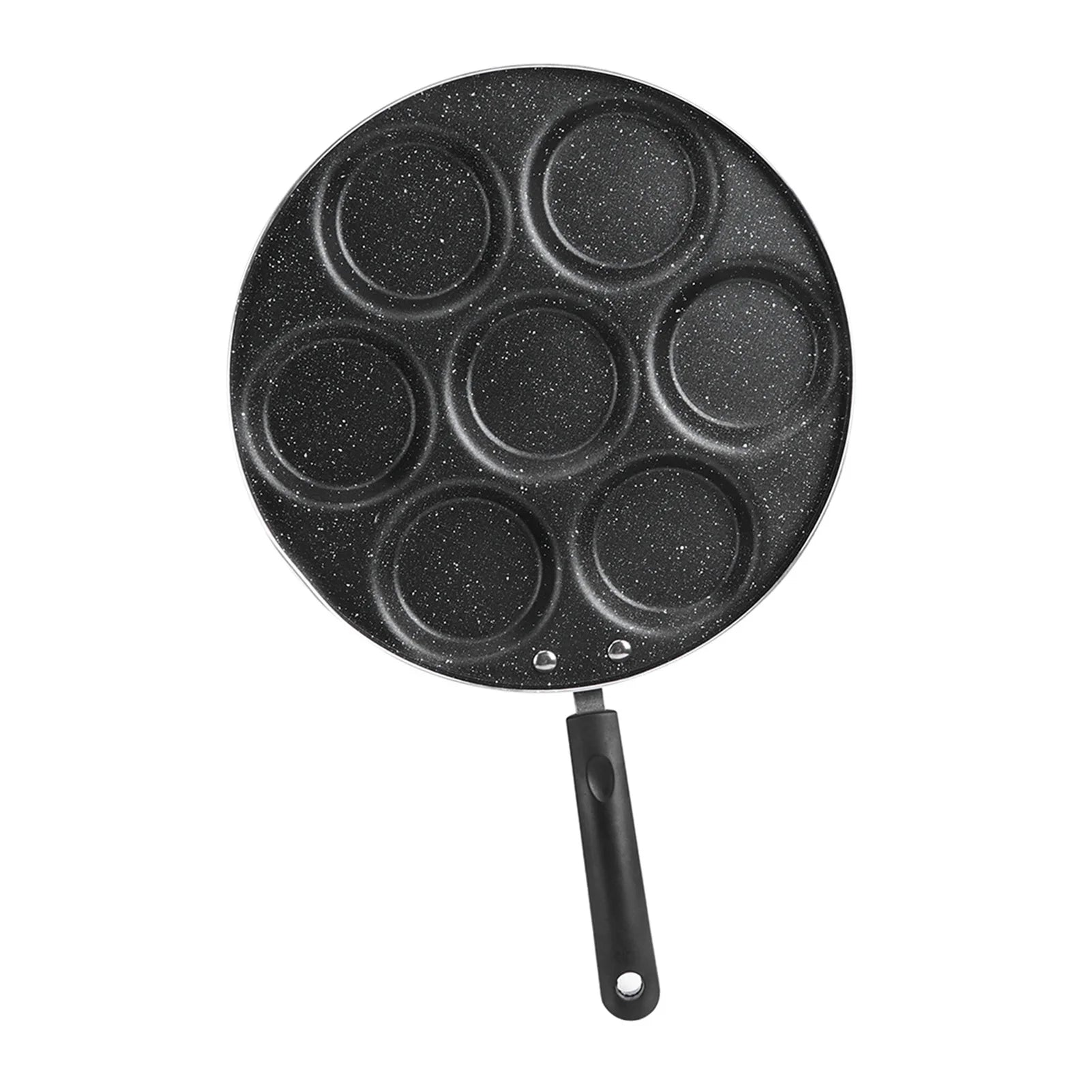 Frying Pan 7 Holes Frying Pan Non Stick Fried Eggs Cooking Pan Burger Mold Household Kitchen Cookware Cooking Pan