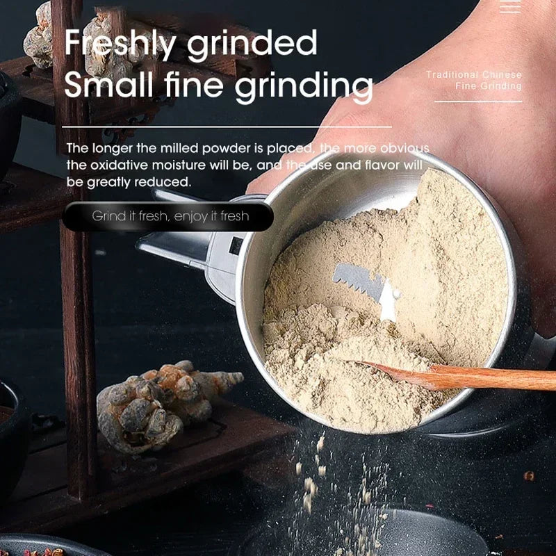 Electric Multifunctional Coffee Grinder Kitchen Cereal Nuts Beans Spices Grains Grinder Machine For Home Coffee Grinder