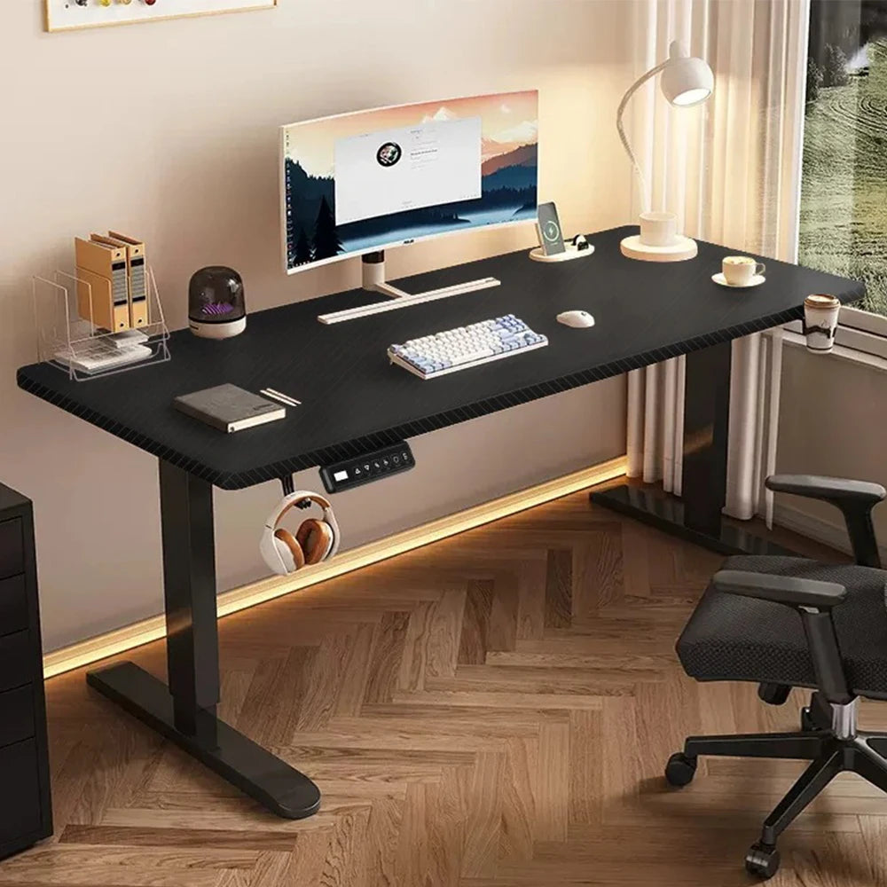 Adjustable Desk  Electric  Computer Table Modern Lift Motorized Gaming Desktop Home Office Desks