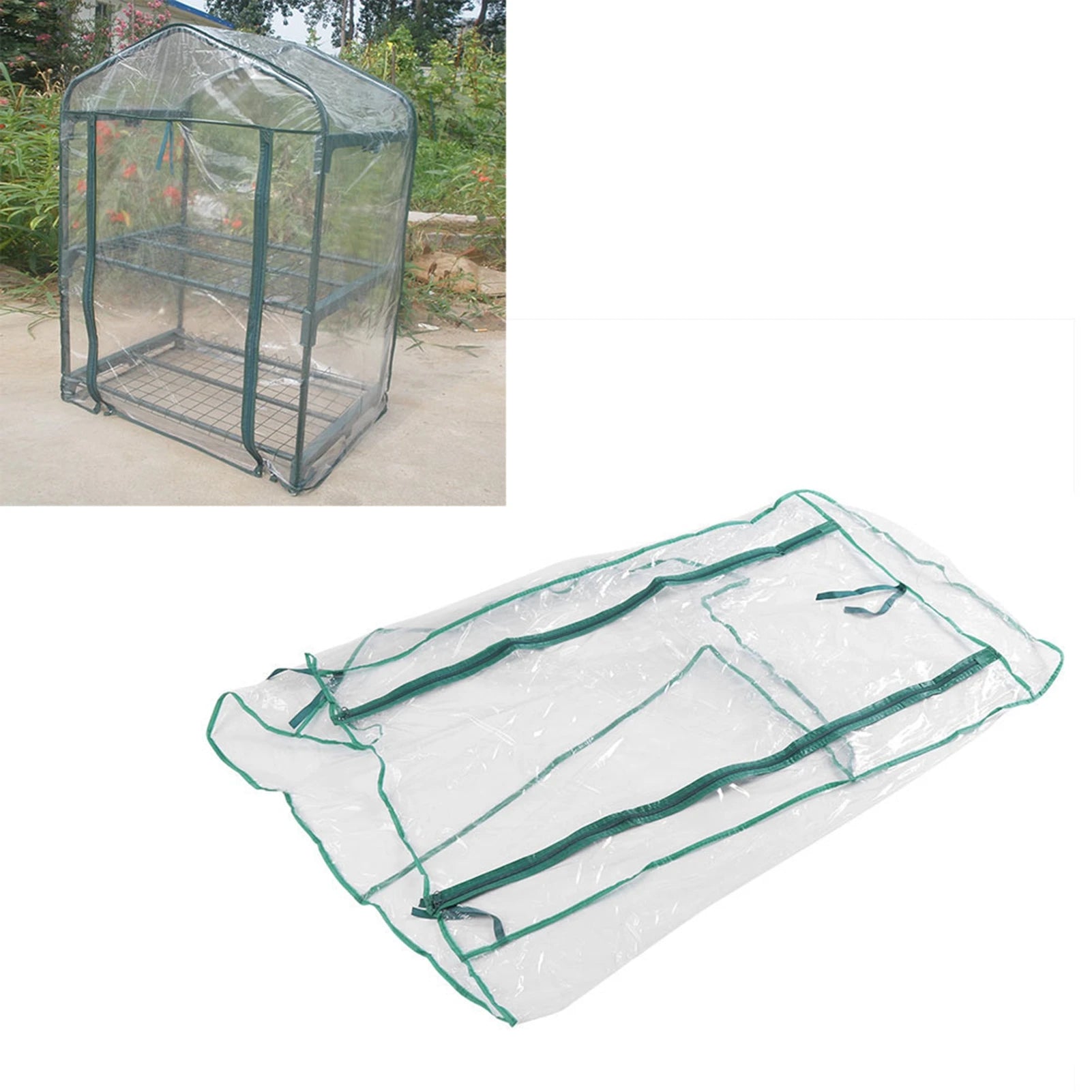 Portable Garden Green House Warm Greenhouse Flower Plants Gardening Outdoor Without Stand