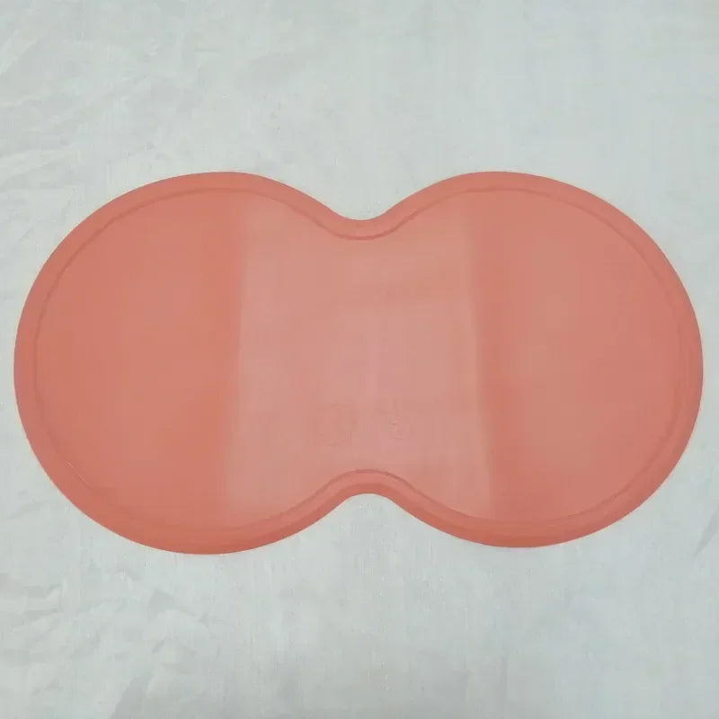 48*27cm Pet Dog Puppy Cat Feeding Mat Pad Cute Cloud Shape Silicone Dish Bowl Food Feed Placement Dog Accessories