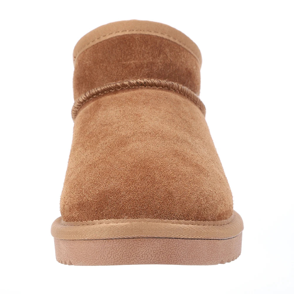 Women Snow Boots Warm Winter Booties Anti-Slip Comfort Ankle Boots Water Resistant Thermal Plush Boots for Outdoor Sports