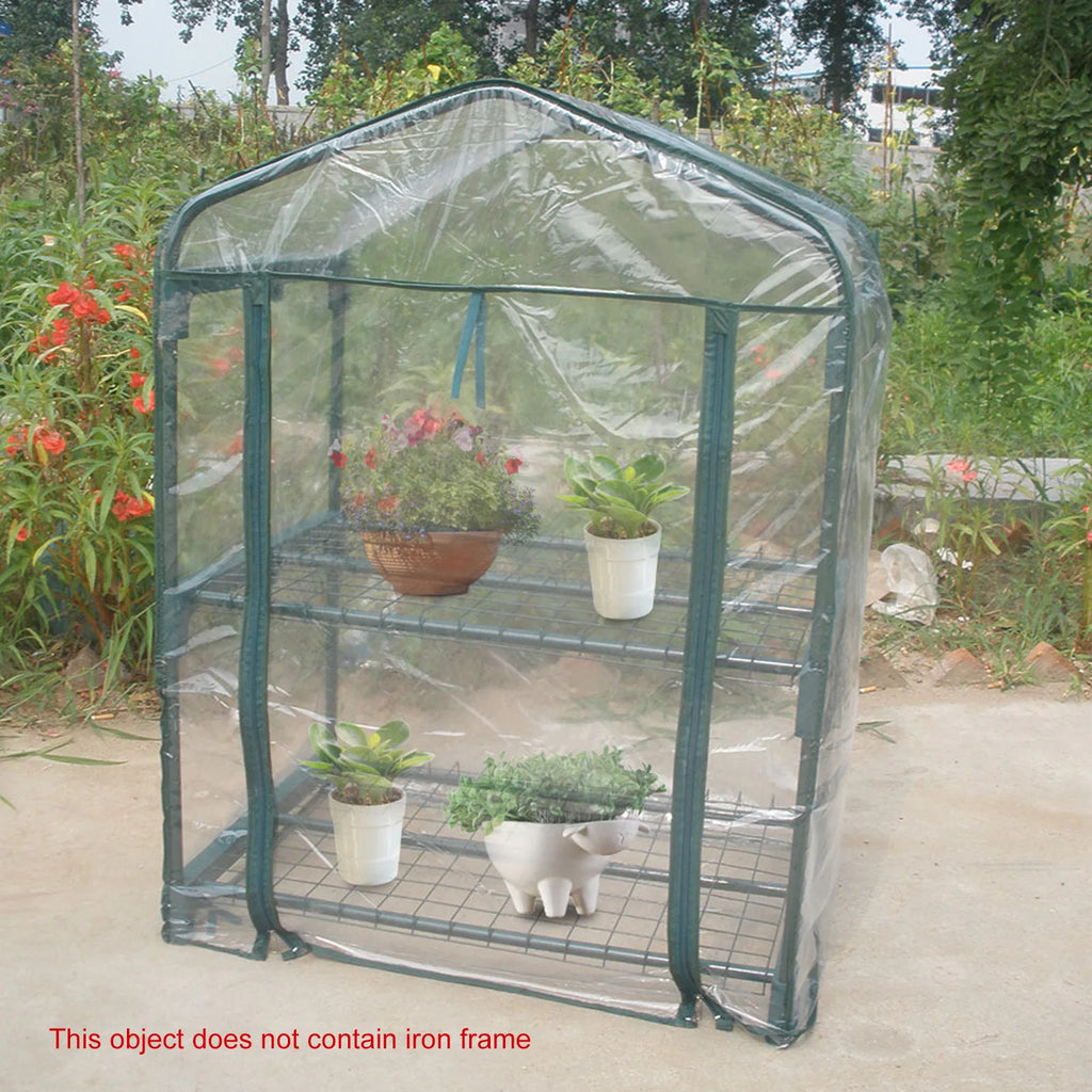 Portable Garden Green House Warm Greenhouse Flower Plants Gardening Outdoor Without Stand