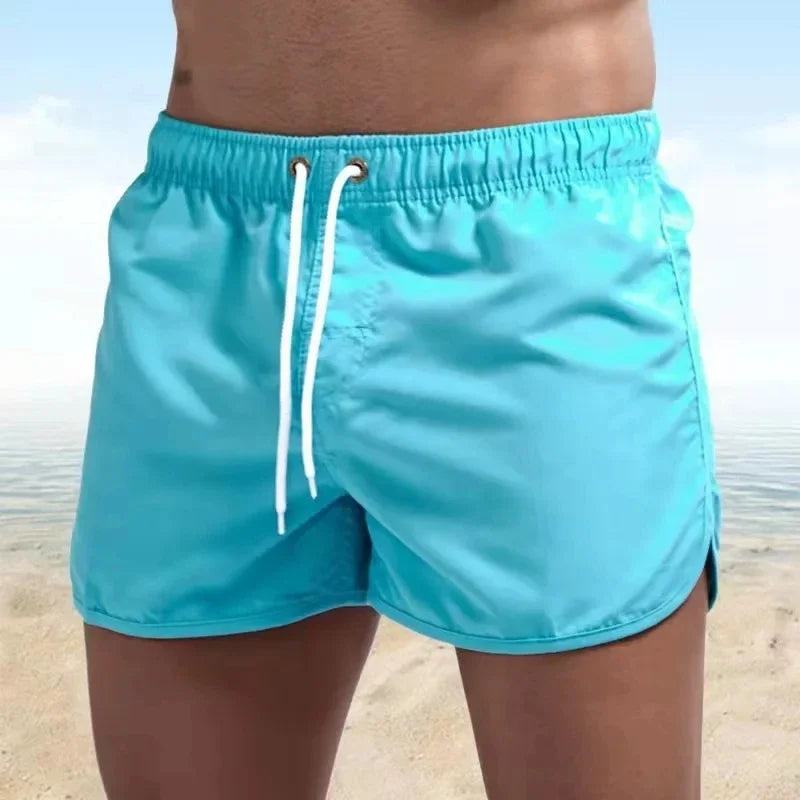 men's Swimwear Low Waist Surfing Trunk swim short sexy personality Swimsuit male pocket swimming beach board short men bathing