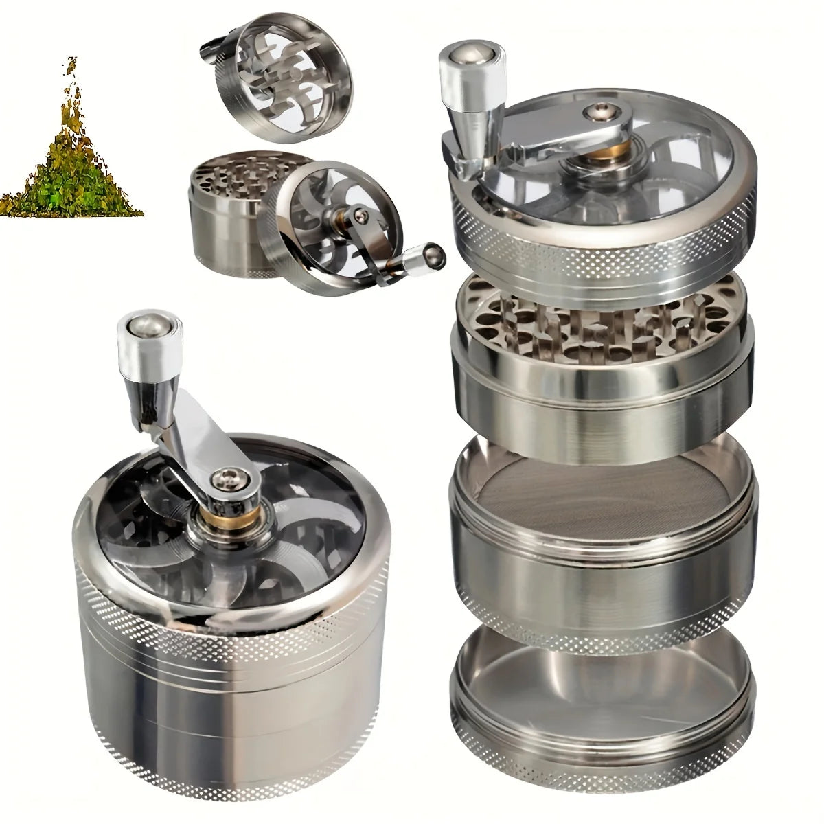 Nut And Hard Spice Grinder ForNutmeg Ginger Rock Salt And Peppercorn Hand tools, crushers