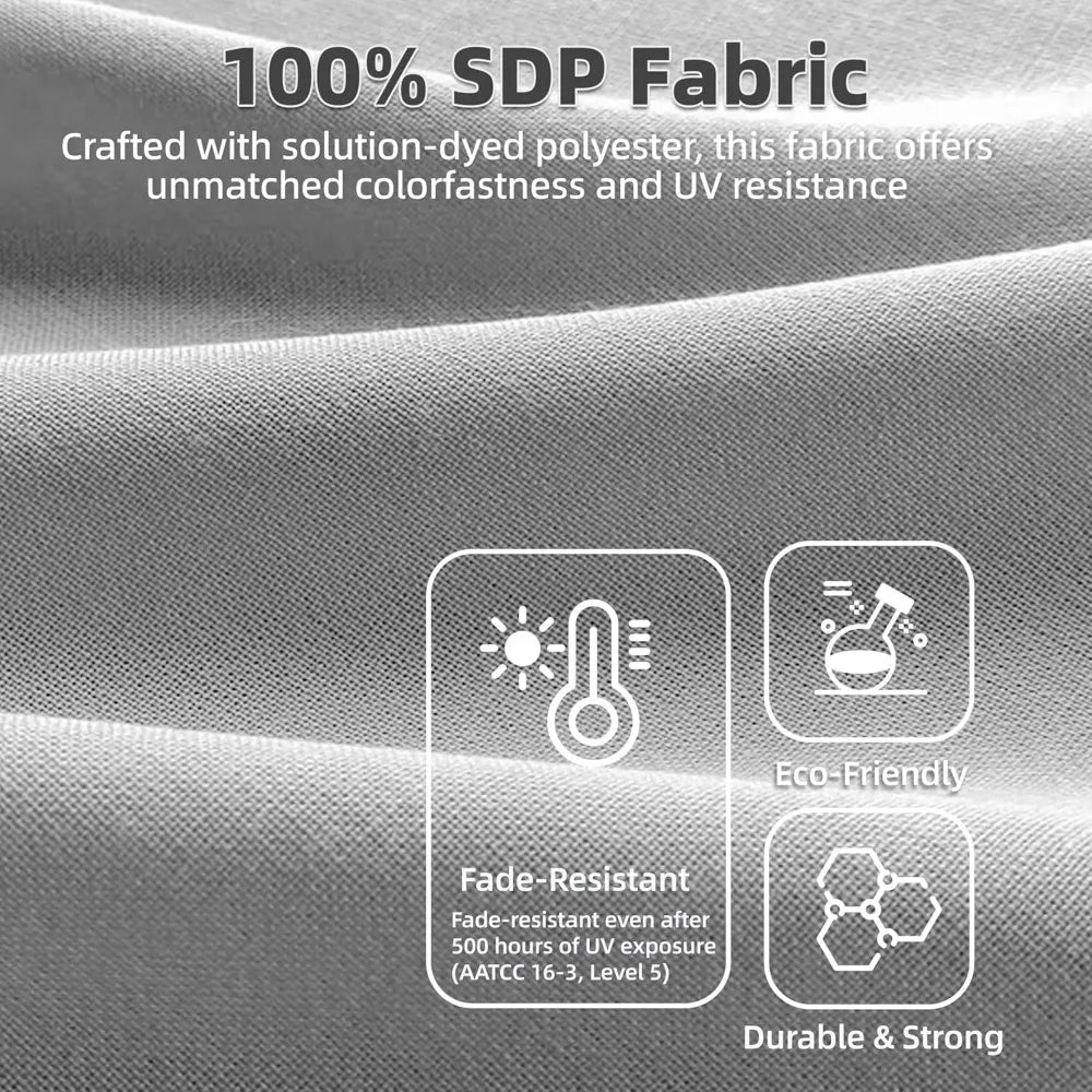 Aluminum Patio Furniture Set, High Back Outdoor Sectional Sofa, 4 Pieces Modern Conversation Sets for Porch, Balcony, Garden