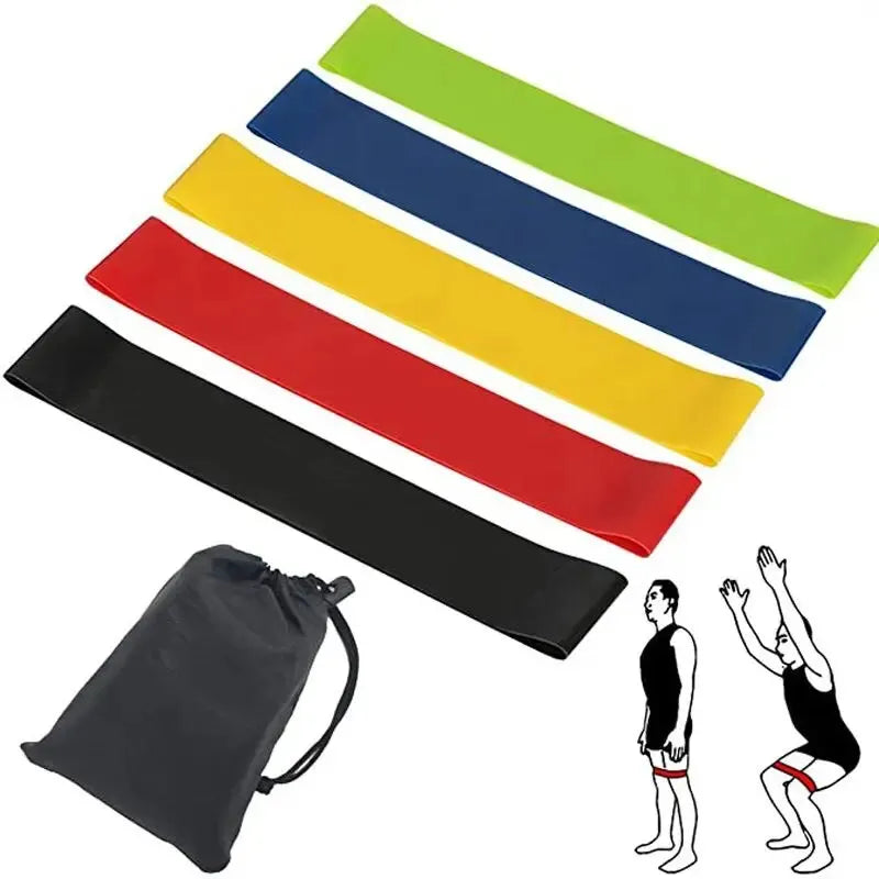 Fitness with Latex Resistance Mini  Stretch Band