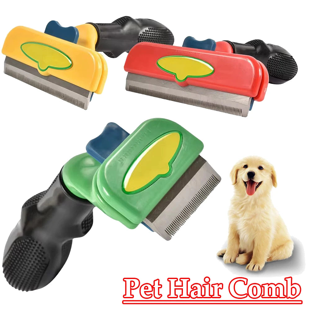 Dog Brush Grooming Accessories Pet Hair Knotting Remover Large Dogs Cat Short Long Hair Anti Lice Combs Cat Hair Care Supplies