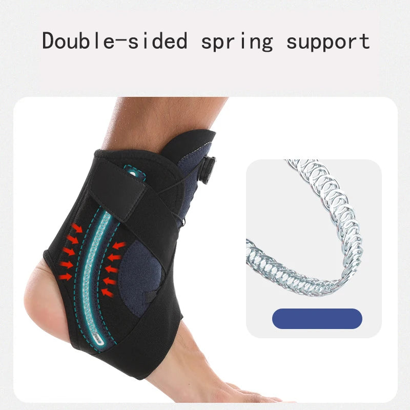 Ankle Brace for Sprained Ankle Support with Side Stabilizers for Men Women Ankle Splint Stabilizer Recovery Tendonitis