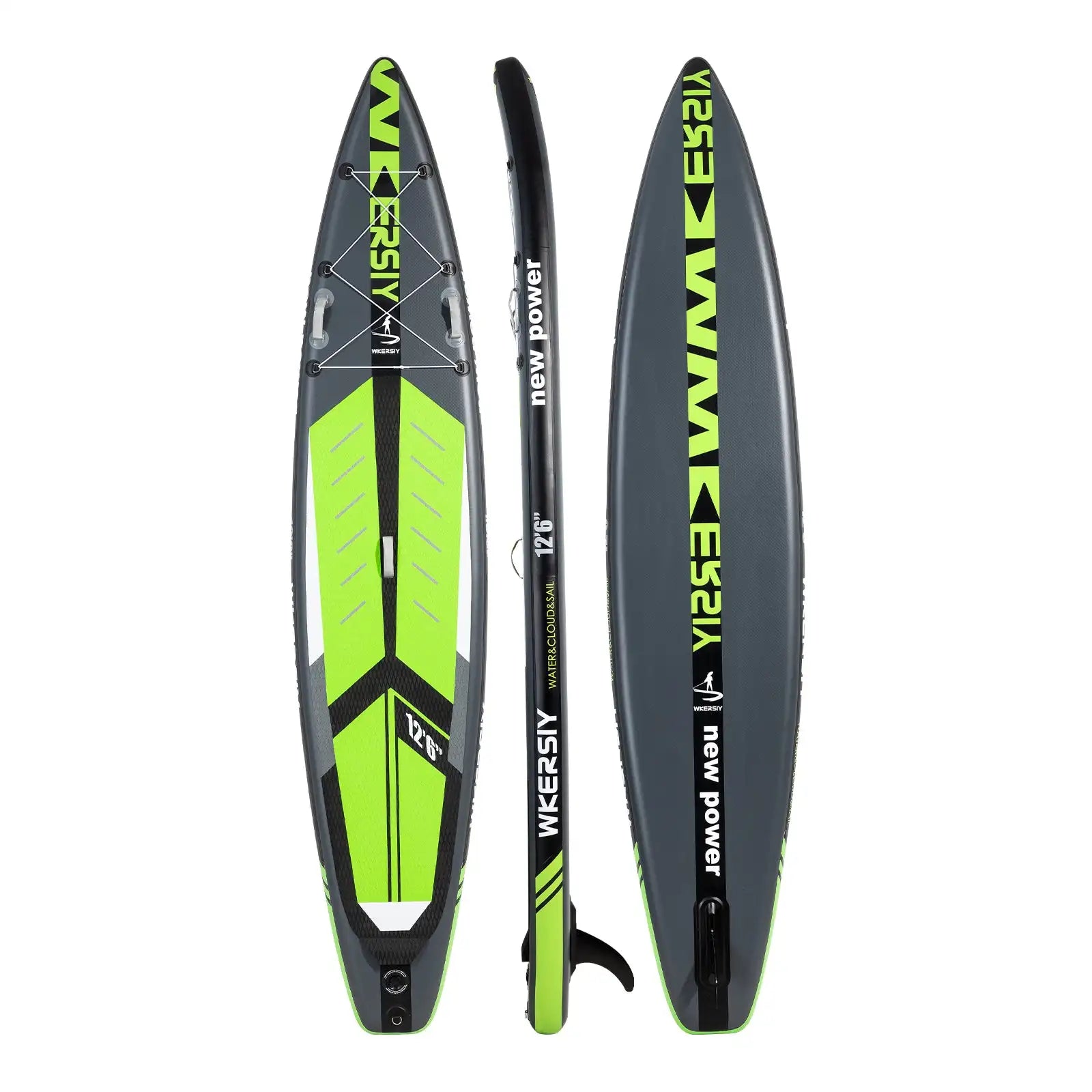 Surfboard Paddle Board 12ft6in Green stand up paddleboard Padel inflatable Paddle Wholesale Tabla Surf Water