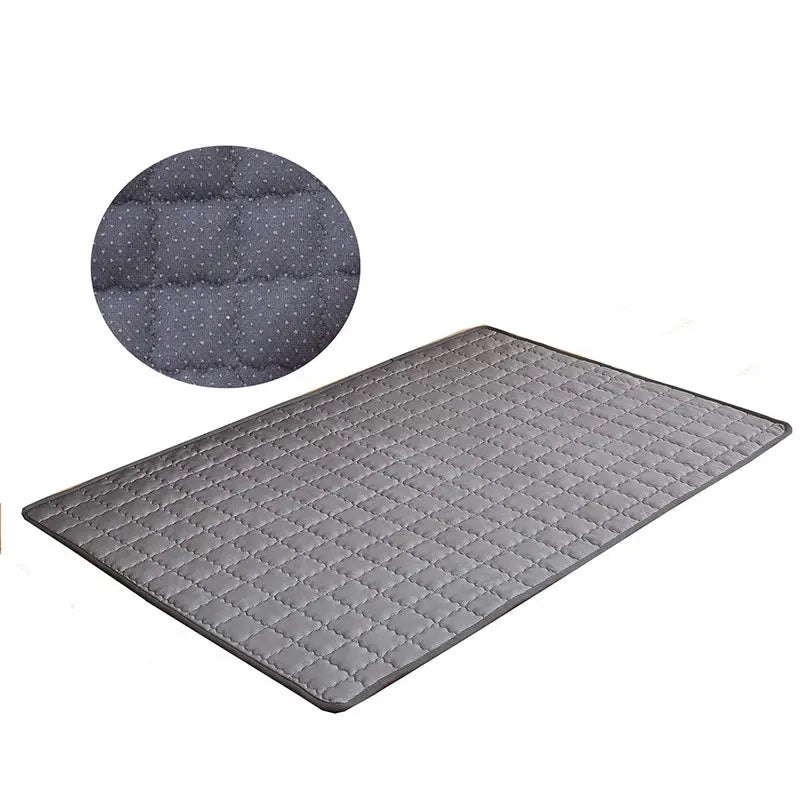 Pet Cooling Mat Dog Cat Sleeping Pad Cool Ice Silk Moisture-proof Mattress Cushion Summer Small Animal Cold Bed 5 sizes