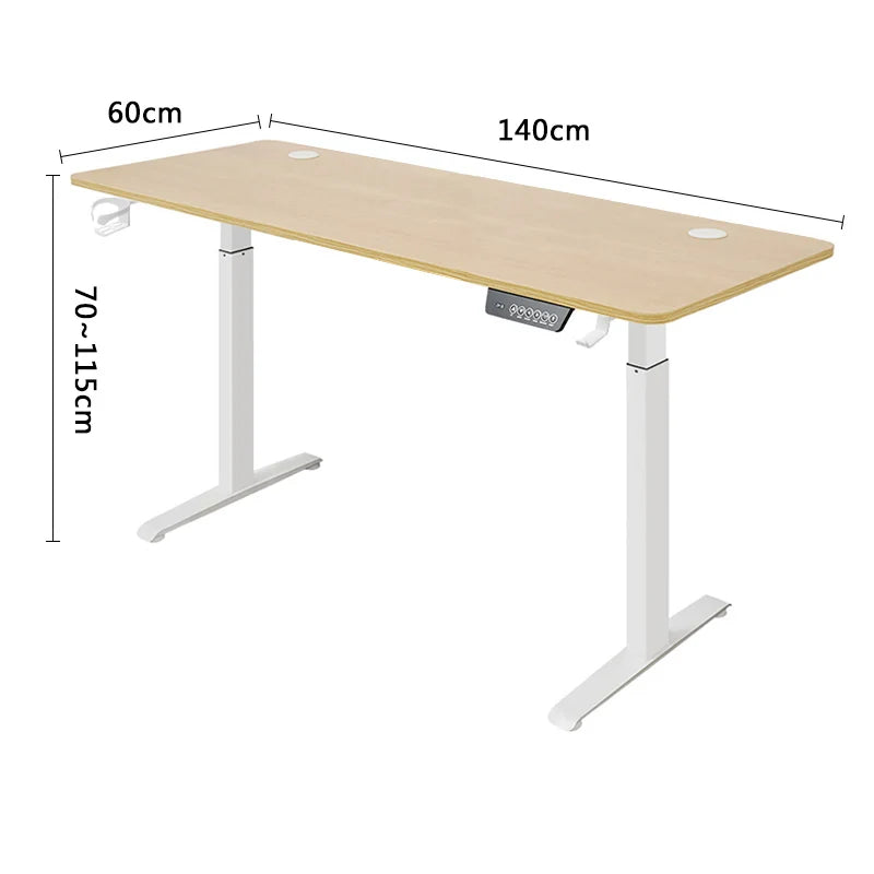 Adjustable Desk  Electric  Computer Table Modern Lift Motorized Gaming Desktop Home Office Desks