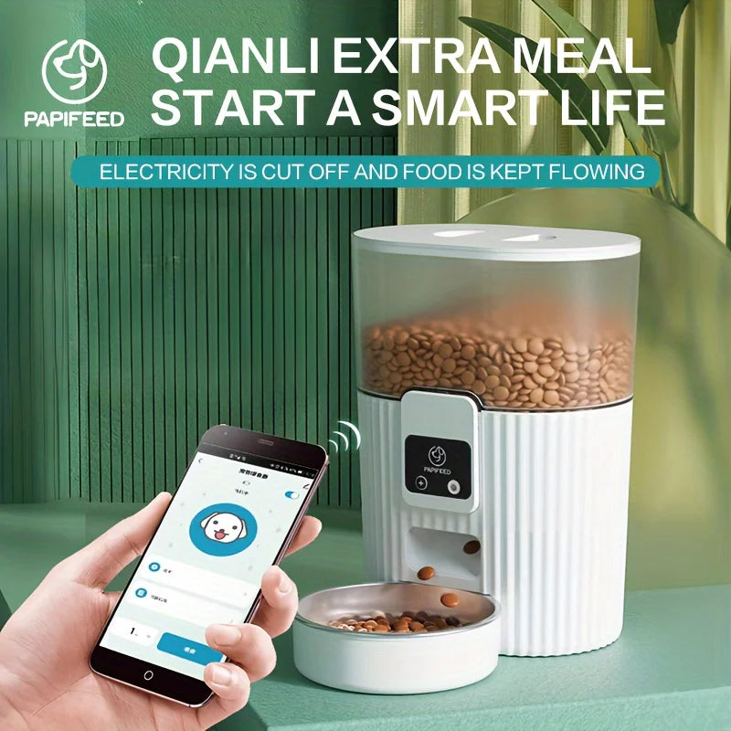 Automatic feeder dog fixed feeding machine cat food dog food wifi remote food dispenser
