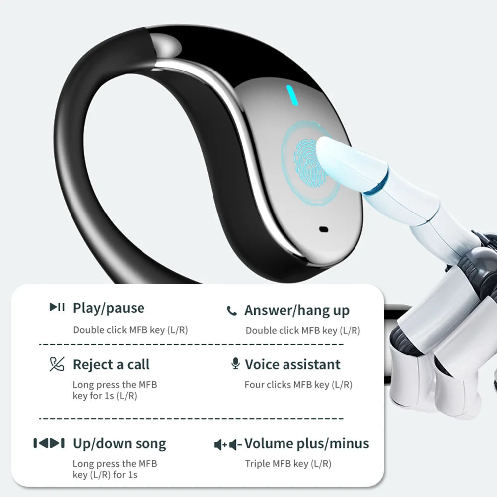 Q16 144 Languages Translation Earbuds AI Bluetooth Real Time Translators Headphones Wireless 3-in-1 Music Call Voice Translator