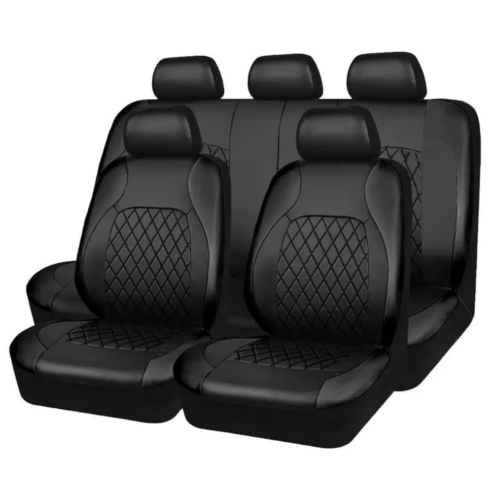 Universal Car Seat Covers Black Fashions Sports Seat Covers PVC Fabric Car Seat Cover Universal Interior Accessories