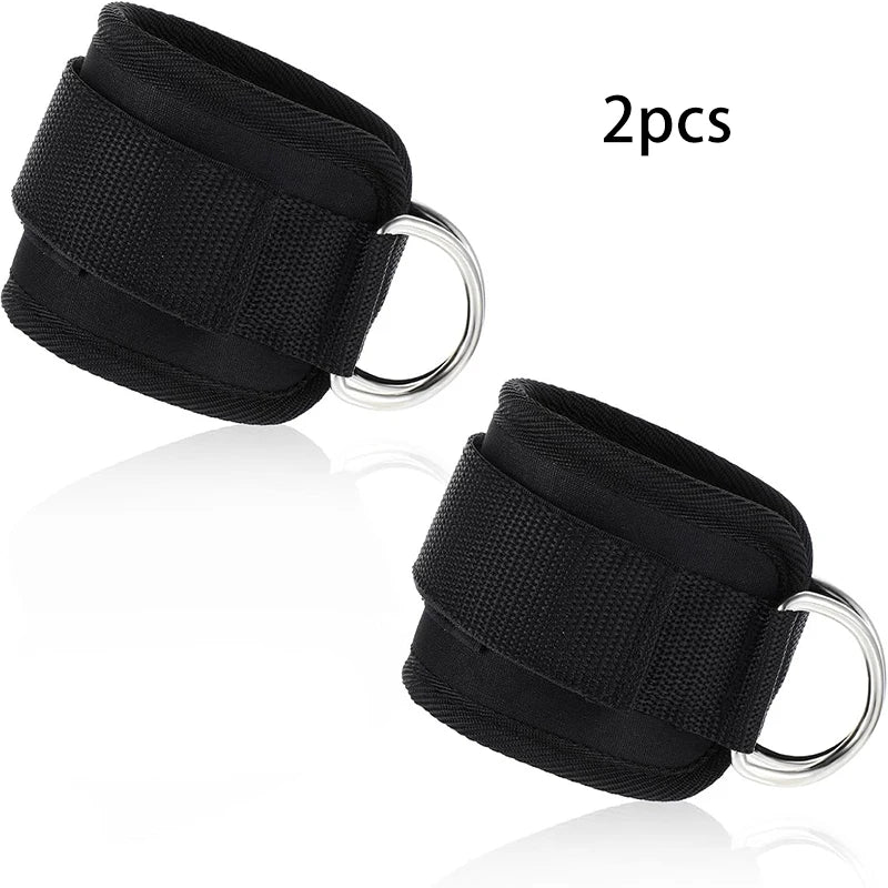 Adjustable Ankle Cuffs - Leg Workout Straps for Glute & Thigh Training, Cable Machine Exercise Accessories ankle weights ankle