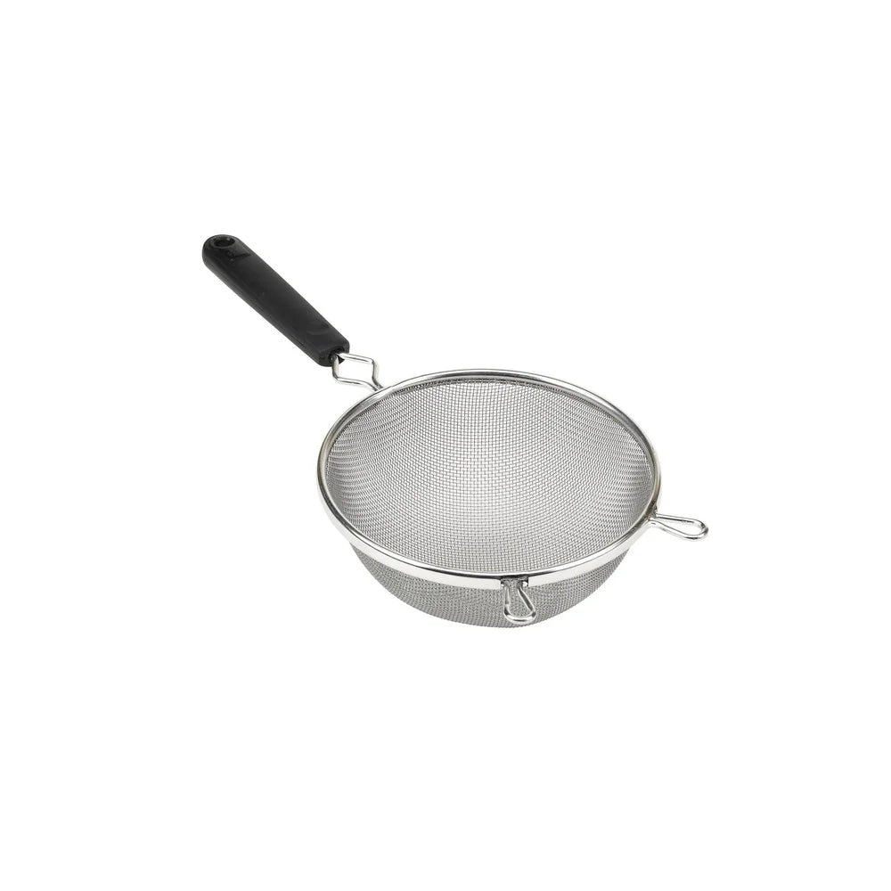 Aluminum Mesh Strainer 6 Inch Fine Mesh Sifter Kitchen Tool Rinsing Straining Flour Sauce Rice Beans Fruits Vegetables