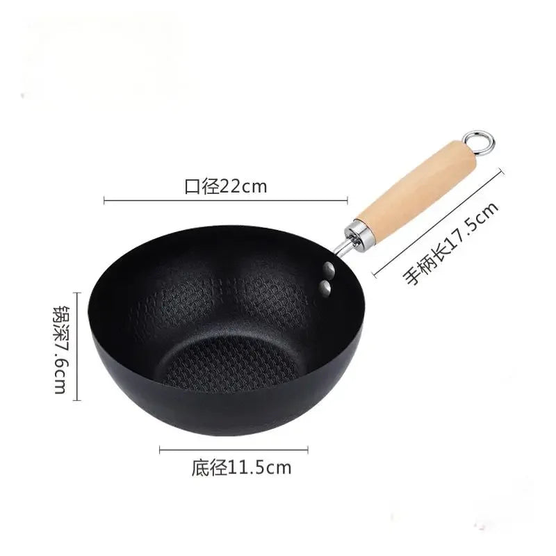 Frying Pan Non-Stick Iron Pan Mini Frypan Pot Saucepan Cooking Omelette Pans Wok Kitchen Cookware Kitchen Supplies  Dropshipping
