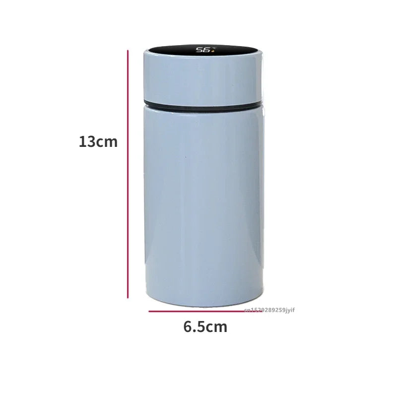 200ML Thermos Water Bottle Temperature Display Stainless Steel Vacuum Flasks Thermoses with Filter Tee Cup