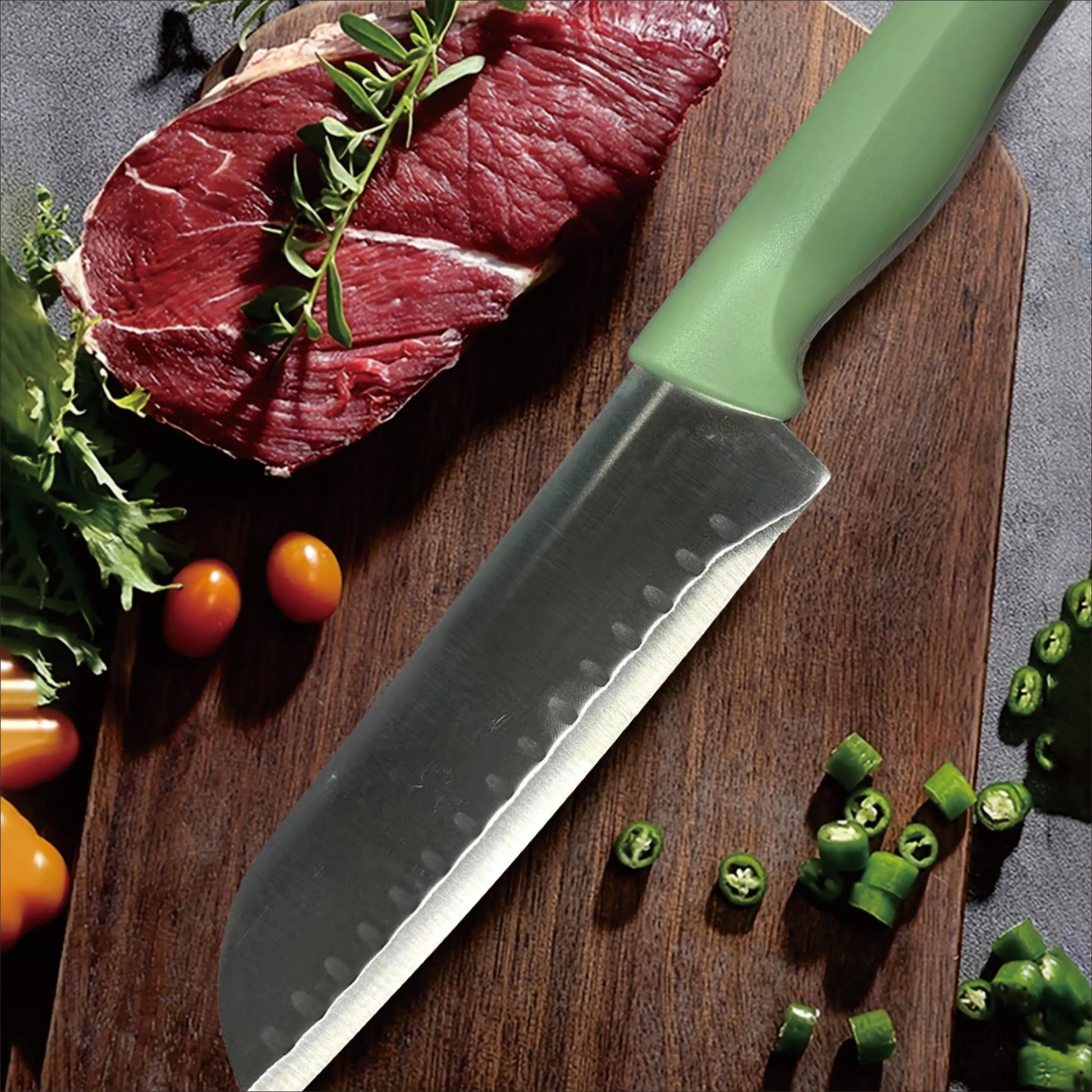 19 knives: Diverse functions suitable for kitchen scenarios