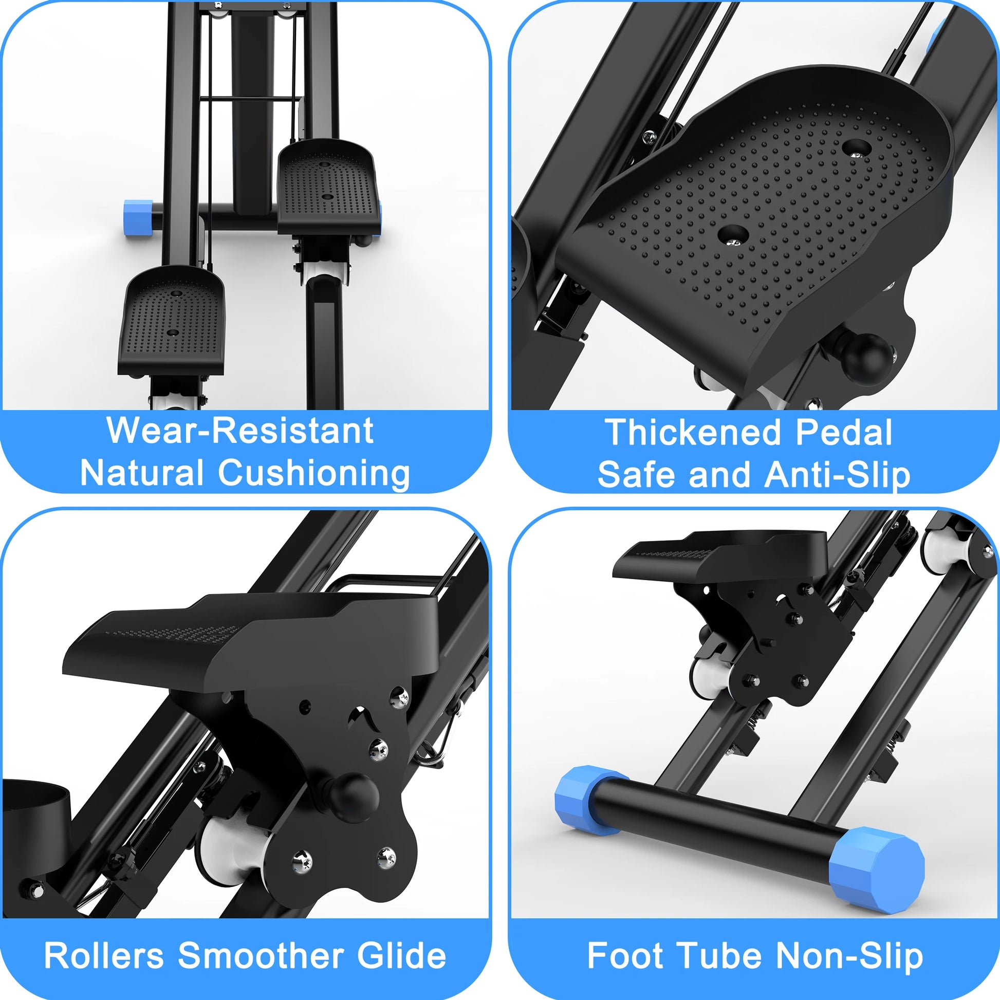 Stair Stepper Climber Machine with Handlebar - Upgrade Vertical Climber Workout Machine for Full-Body Exercise Climber