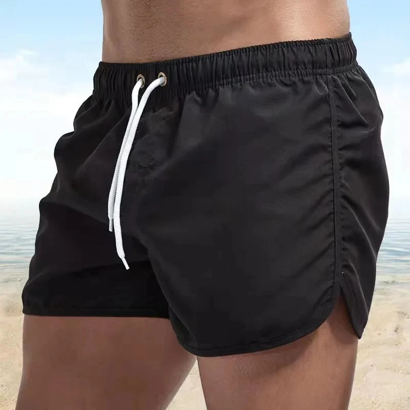 men's Swimwear Low Waist Surfing Trunk swim short sexy personality Swimsuit male pocket swimming beach board short men bathing
