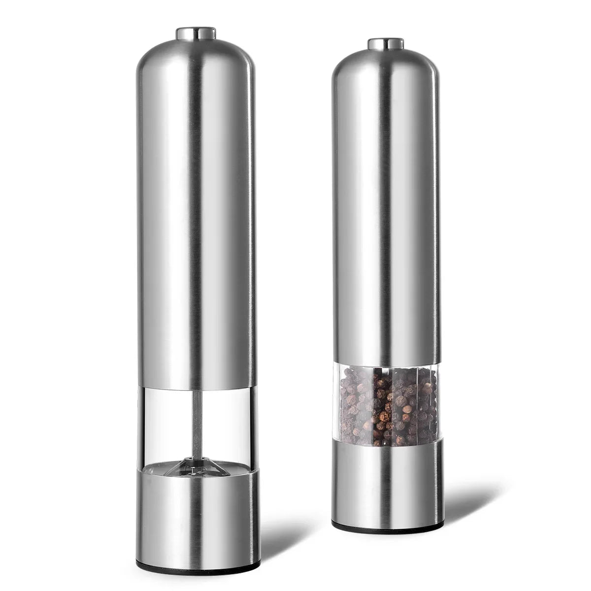 Automatic Salt Pepper Grinder Electric Spice Mill Grinder Seasoning Adjustable Coarseness Kitchen Tools Grinding For Cooking BBQ