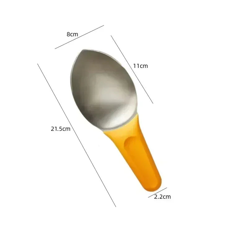 Multifunctional Mango Slicer Fruit Pulp Separator Mango Splitter Cutter Corer Stainless Steel Spoon Diced for Kitchen Tools 2023